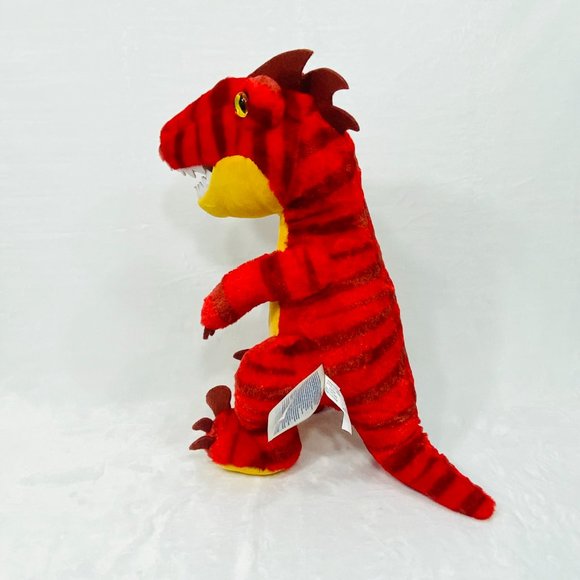 Build-A-Bear Red Raptor Dinosaur Stuffed Toy - Picture 3 of 10